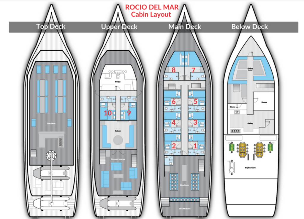Rocio Del Mar Deck Plan