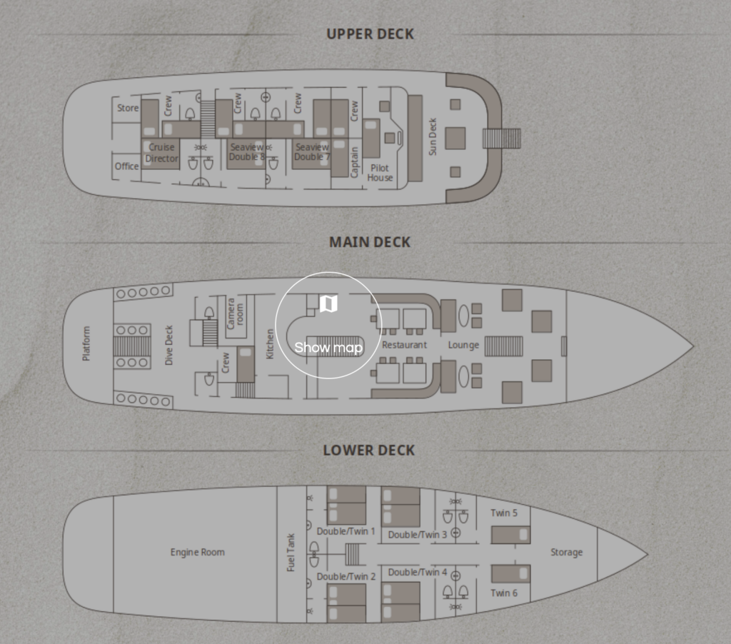 Ambai Deck Plan